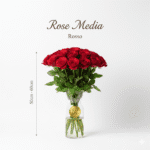 Rosa Media 50-60cm (Singolo Stelo)