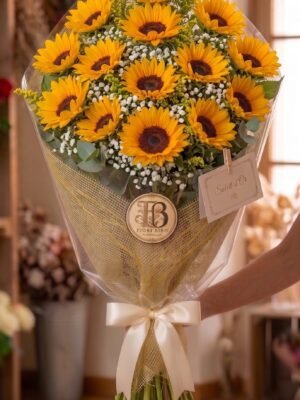 Mazzo "Girasole Gambo Lungo Grande" – Fiori Bibo