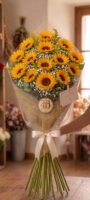 Mazzo "Girasole Gambo Lungo Grande" – Fiori Bibo