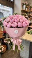 Mazzo "Peonia Rosa di Lusso" – Peonie Naturali a Cupola – Fiori Bibo