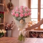 Mazzo "Rose Rosa Gambo Lungo Grande" – Fiori Bibo
